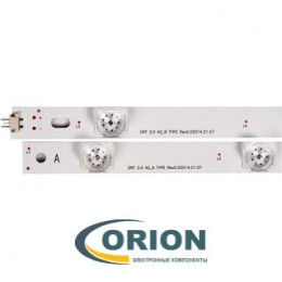 Модуль подсветки планка 42" (6V пара 1+1) LG INNOTEK DRT 3.0 A/B 6916L-1956A 6916L-1957A