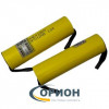 Аккумулятор 2500mAh 3.7V ICR18650 HE4 (ток разряда 20А) пластинчатые выводы