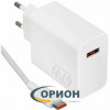 Сетевой адаптер 5V 12000mA с USB QC3.0 XIAOMI MI67W + шнур USB Type-C штекер 1м