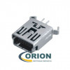 USB mini Розетка на плату 5pin DIP