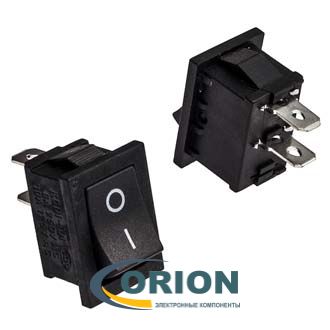 Переключатель, выключатель MRS-101(A)-2 ON-OFF 250V 6.5A 2 pin (черный)