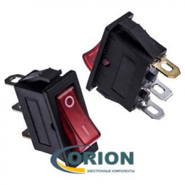 Переключатель, выключатель KCD3-101N-C3-R/3P ON-OFF 250V 15A 3 pin (красный)
