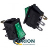 Переключатель, выключатель KCD3-101N-C3-G/3P ON-OFF 250V 15A 3 pin (зеленый)