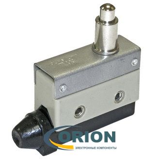Переключатель, выключатель AZ-7110 ON-(ON) 250V 10A с удлиненным толкателем
