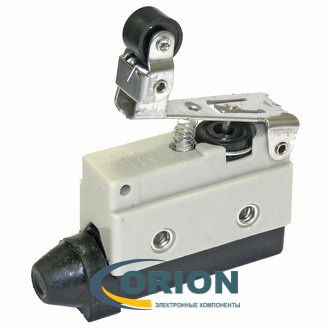 Переключатель, выключатель AZ-7144 ON-(ON) 250V 10A рычажный с поворотным роликом (короткий тип)