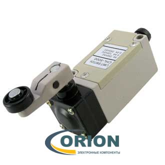Переключатель, выключатель HL-5000 ON-(ON) 250V 5A c поворотным рычажным роликом (PTmax=20 град.)