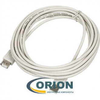 Шнур USB A штекер - USB A гнездо  5.0м (v2.0) REXANT