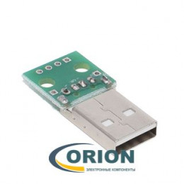 USBA-1M Штекер на плате 4pin