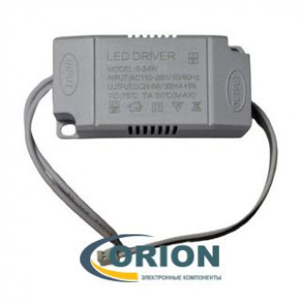 Драйвер светодиодный 110/220VAC  24-84VDC/0.3A  8-24W в корпусе IP40