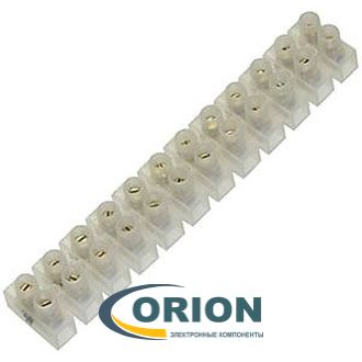 Колодка клеммная КВ-16 U-Type 16мм2 400V 30A 12 полюсов