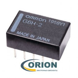 Реле G6H-2 12VDC 1A 2C OMRON = TQ2-12V