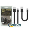 Шнур USB A штекер - USB micro-B(5P) штекер 1.0м + 0.16м (v2.0) Remax  RC-062m+ black