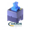 Кнопка PB22E07 = PS700L 7x7x12мм с фиксацией 30V 0.1A 6pin