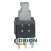 Кнопка PB22E06 = PS580L 6x6x10мм с фиксацией 30V 0.1A 6pin