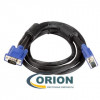 Шнур VGA Premium 15/15M  3м (ферритовые кольца) VCOM VVG6448