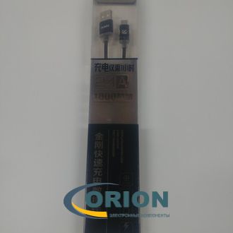 Шнур USB A штекер - USB micro-B(5P) штекер 1.0м (v2.0) 2.4A iKAKU ET-9907