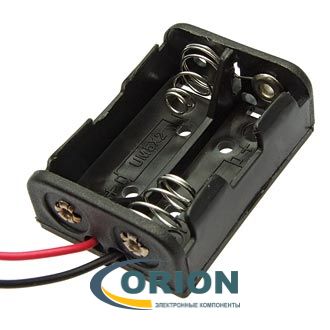 Батарейный отсек 23A 12V x 2 для 2 батарей типа 23A с проводом 150мм