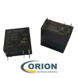 Реле HF42F 024-2HST 24VDC 5A 2C HONGFA = F4AK024T
