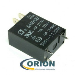 Реле SMH-112DM 12VDC 16A 1C SANYOU