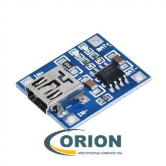 TP4056 Зарядное устройство для литиевых батарей 1A USB mini