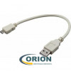 Шнур USB A штекер - USB micro-B(5P) штекер 0.2м (v2.0) Rexant