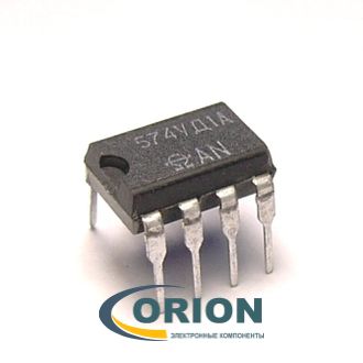 Микросхема КР574УД1А DIP-8 = КР574УД1Б, КР574УД1В, A740, AD513