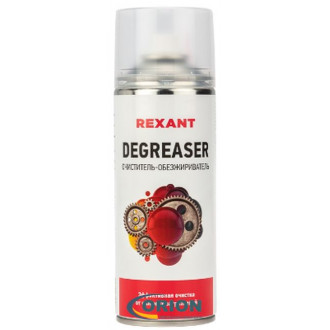Очиститель-спрей DEGREASER удаляет жир и масла  400мл Rexant