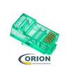 PiN штекер TP8P8C cat.5E RJ-45 зеленый