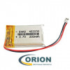 Аккумулятор LP402030 3.7V 200mAh схема защиты гибкие выводы