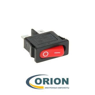 Переключатель, выключатель RWB-103 ON-OFF 250V 6A 2 pin (красный)