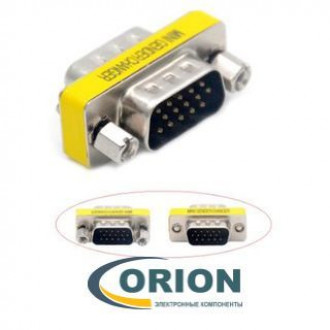 Переходник HD-15 15 pin (VGA) штекер  - HD-15 15 pin (VGA) штекер