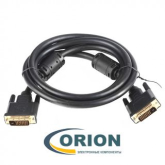 Шнур DVI-D штекер - DVI-D штекер  1.8м (Dual Link) 2 Ferrites TV-COM CG441D