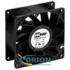 Вентилятор  92х92х32mm DC 12V 0.80A (качения) FANOVER FD9232B12M с гибким отводом 300мм 2 pin