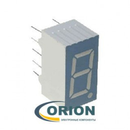 Индикатор цифровой 0.39" (10мм) одноразрядный NES-3912AG (Green) ОА