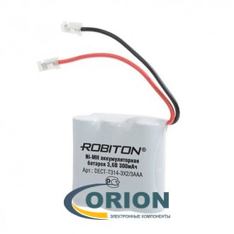 Аккумулятор DECT-T314 3.6V 300mАh NiMH ROBITON (T314)