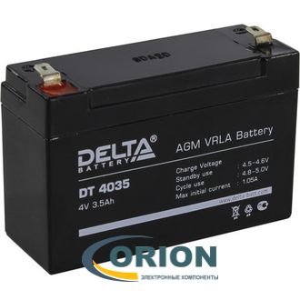 Аккумулятор  4V 3.5Ah DT 4035 DELTA BATTERY