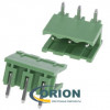 Клеммник разрывной 3 контакта 2EDGR-5.08-03P-14-00A[H] 5.08mm = KLS2-EDR-508-03P угловой на плату