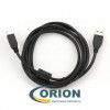 Шнур USB A штекер - USB B штекер 1.8м (v2.0, ферритовый фильтр) GEMBIRD CCF-USB2-AMBM-6