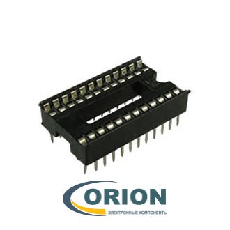 Панель для микросхемы ICSS-24 DIP шаг 1.778мм (d=10.16mm) 24 контакта