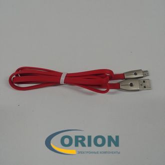 Шнур USB A штекер - USB micro-B(5P) штекер 1.0м (v2.0) с индикатором SL0111-v8