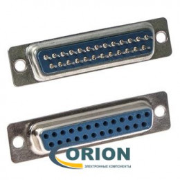 DPS-25F/DBB-25F Гнездо 25 контактов на плату