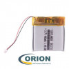 Аккумулятор LP582728 3.7V 400mAh схема защиты гибкие выводы 2pin