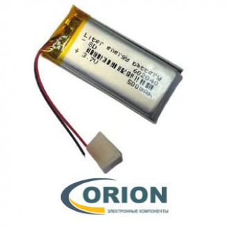 Аккумулятор LP602040 3.7V 450mAh схема защиты гибкие выводы