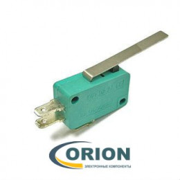 Микропереключатель 1185RE8 V-152-1C25 ON-(ON) 250V 16A с длинным рычагом