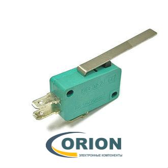 Микропереключатель 1185RE8 V-152-1C25 ON-(ON) 250V 16A с длинным рычагом