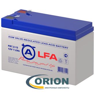 Аккумулятор 12V 7.2Ah FB7.2-12 ALPHA BATTERY