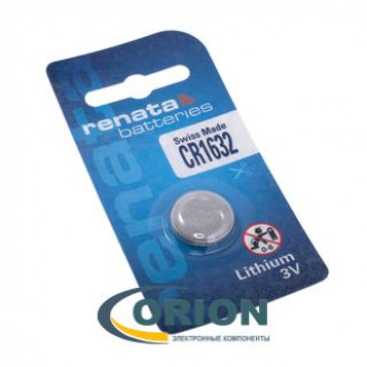 Батарейка CR1632 3V Renata 16х3.2мм