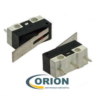 Микропереключатель DM-03P ON-(ON) 125V 1A рычажного типа