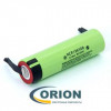 Аккумулятор 3400mAh 3.7V NCR18650B Panasonic пластинчатые выводы