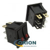 Переключатель, выключатель KCD3-2201-C B/6P 2ON-OFF 250V 15A 6 pin(черный корпус красная подсветка)